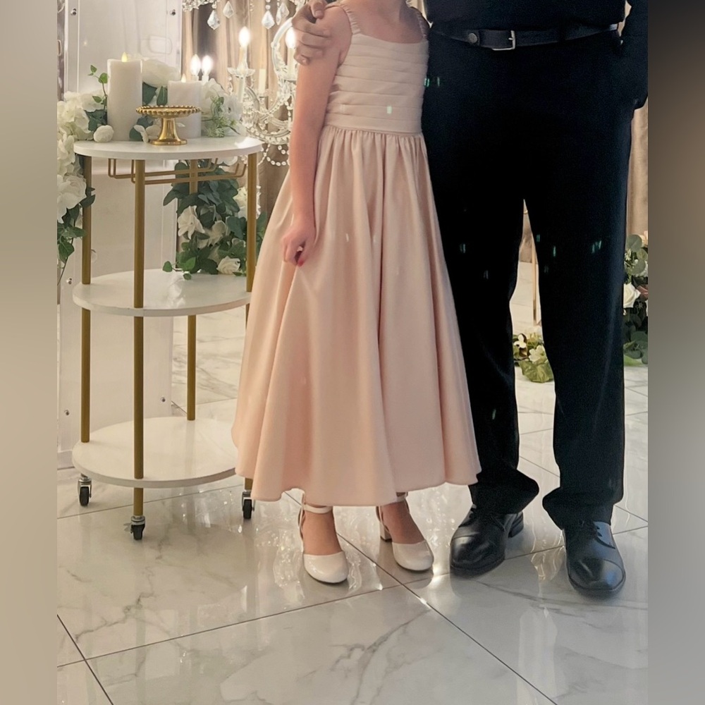 Girls' Blush Pink Dress